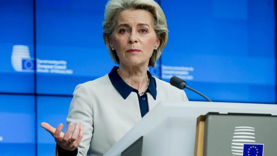 La presidenta de la Comisión Europea, Ursula Von der Leyen