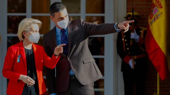 Sánchez reitera ante Von der Leyen el compromiso de España para acoger refugiados ucranianos Sánchez reitera ante Von der Leyen el compromiso de España para acoger refugiados ucranianos