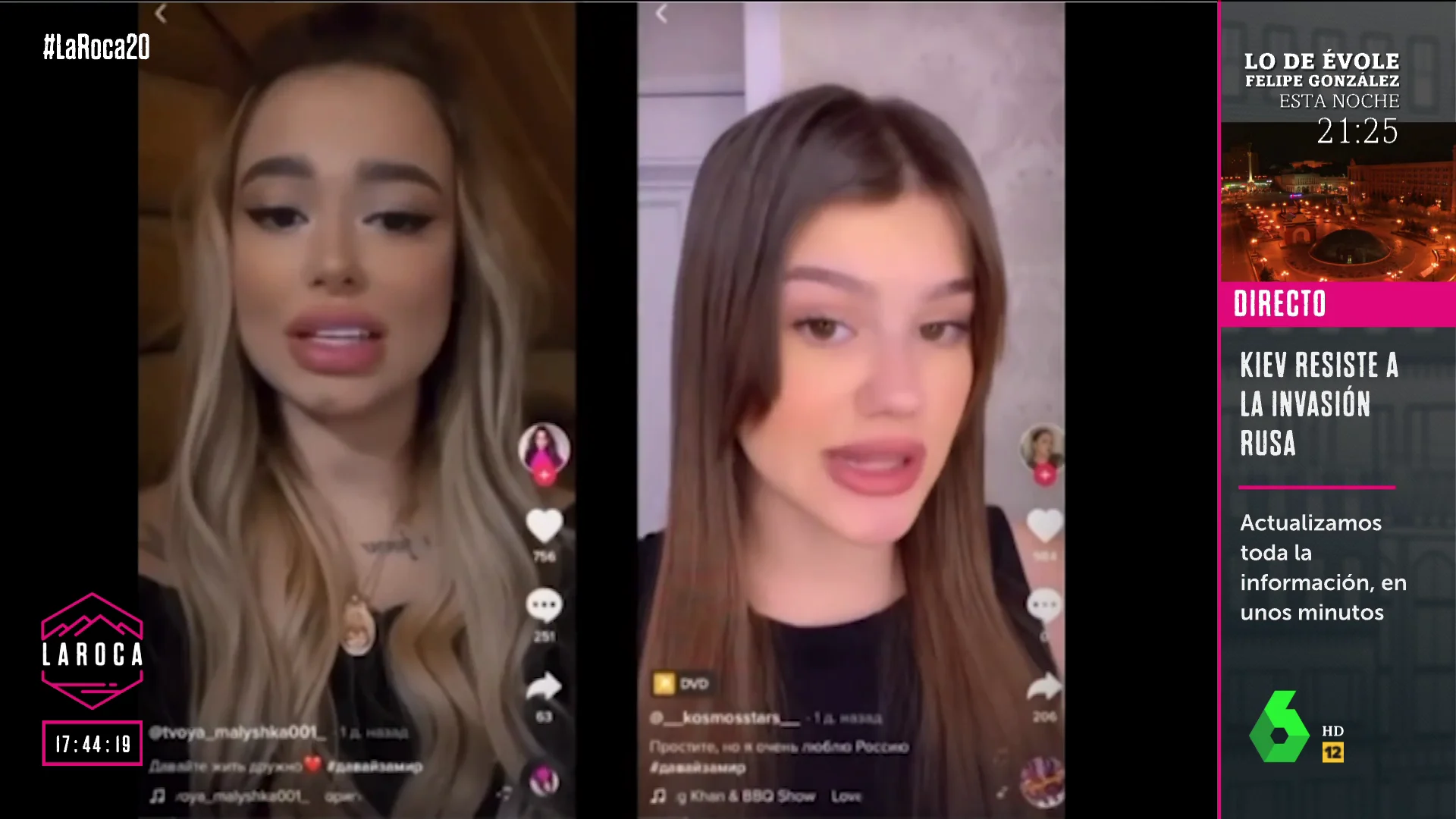 INFLUENCERS RUSOS LA ROCA