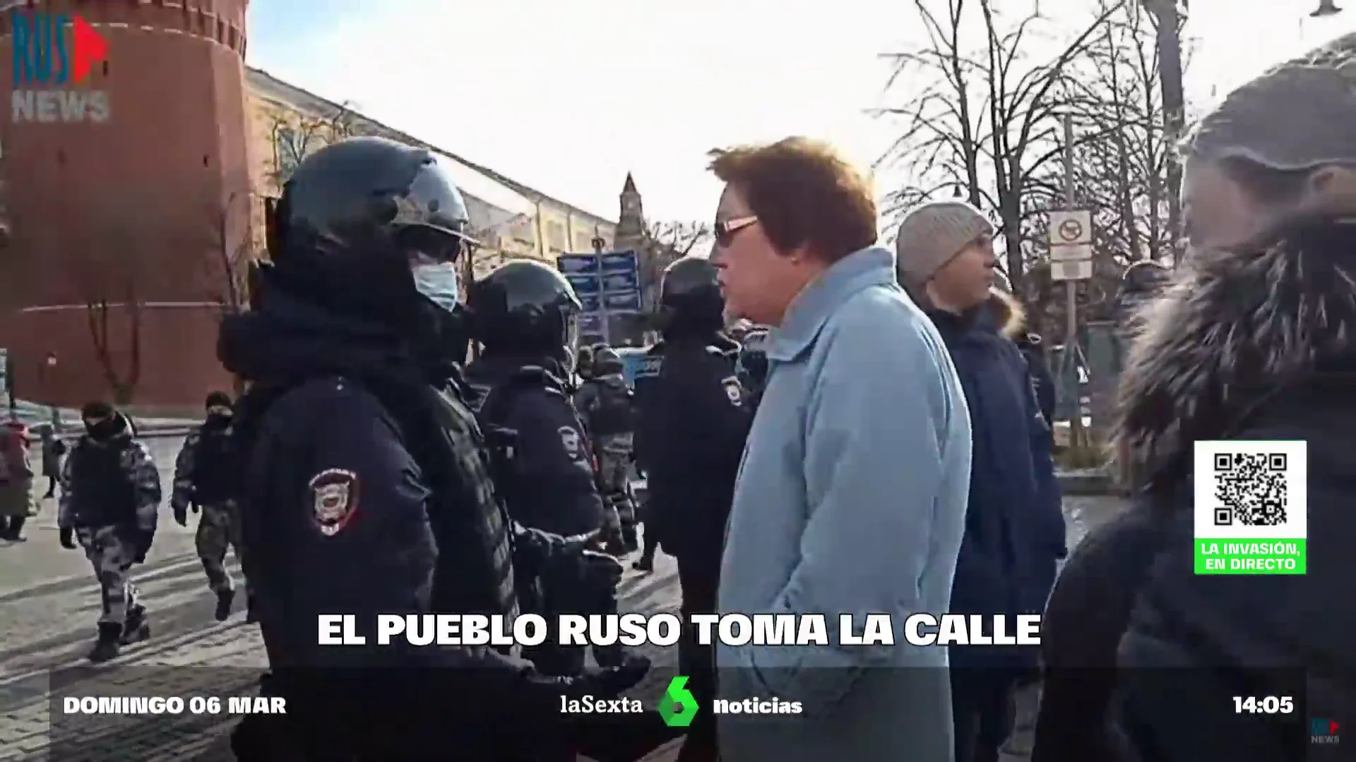 "Rusia no es Putin": crecen las protestas en Moscú por la invasión en Ucrania