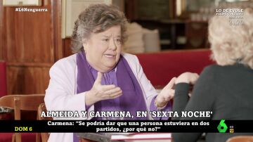 Cristina Almeida cuenta una tierna anécdota que vivió Carmena con una mujer cuyo hijo estuvo en la cárce: "Nunca me olvido de eso"