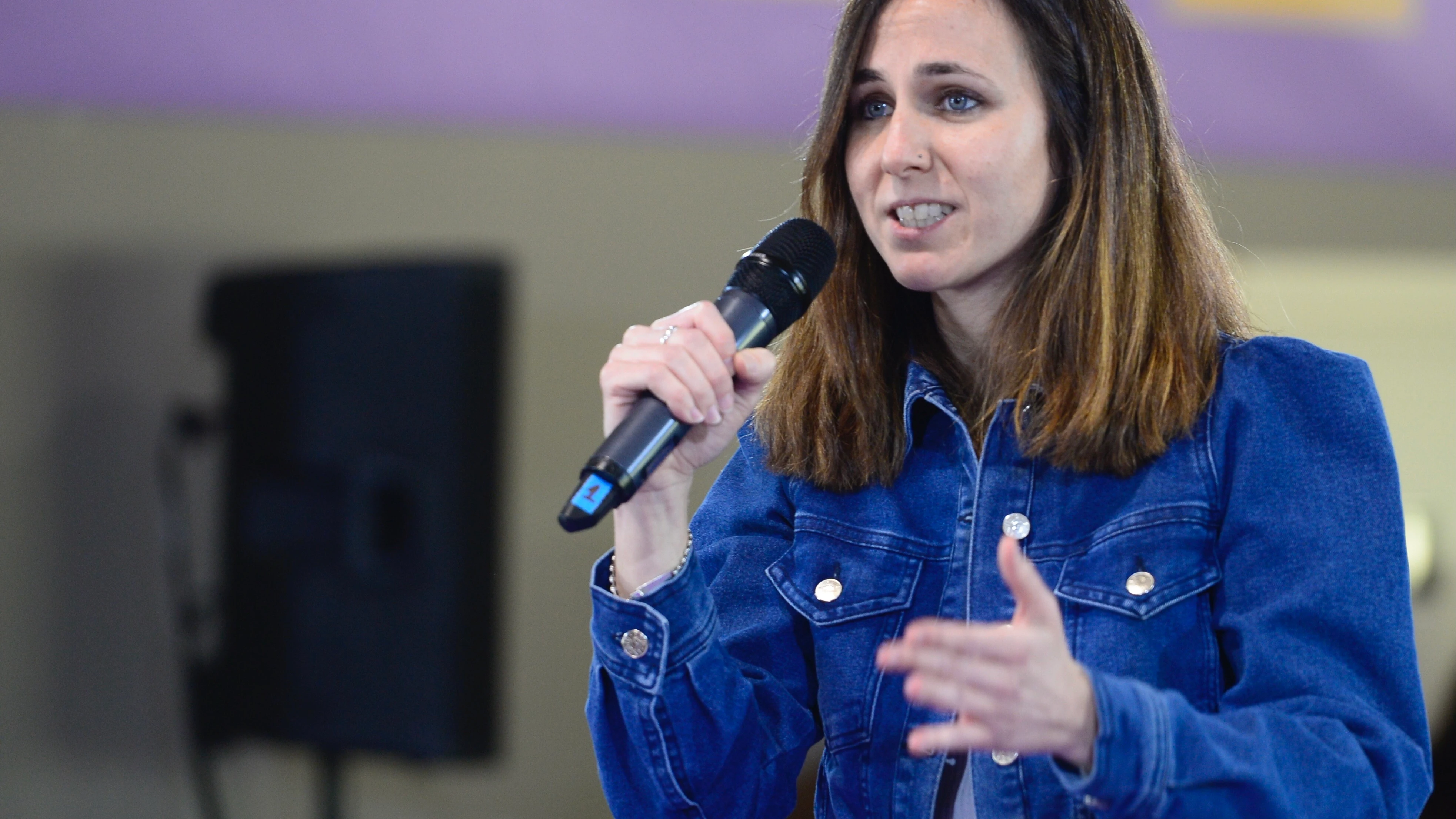 La ministra de Derechos Sociales y secretaria general de Podemos, Ione Belarra.