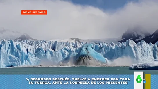 glaciar desprendimiento glaciar desprendimiento