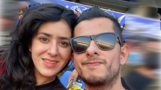 Beto Valdivia y su mujer Beto Valdivia y su mujer