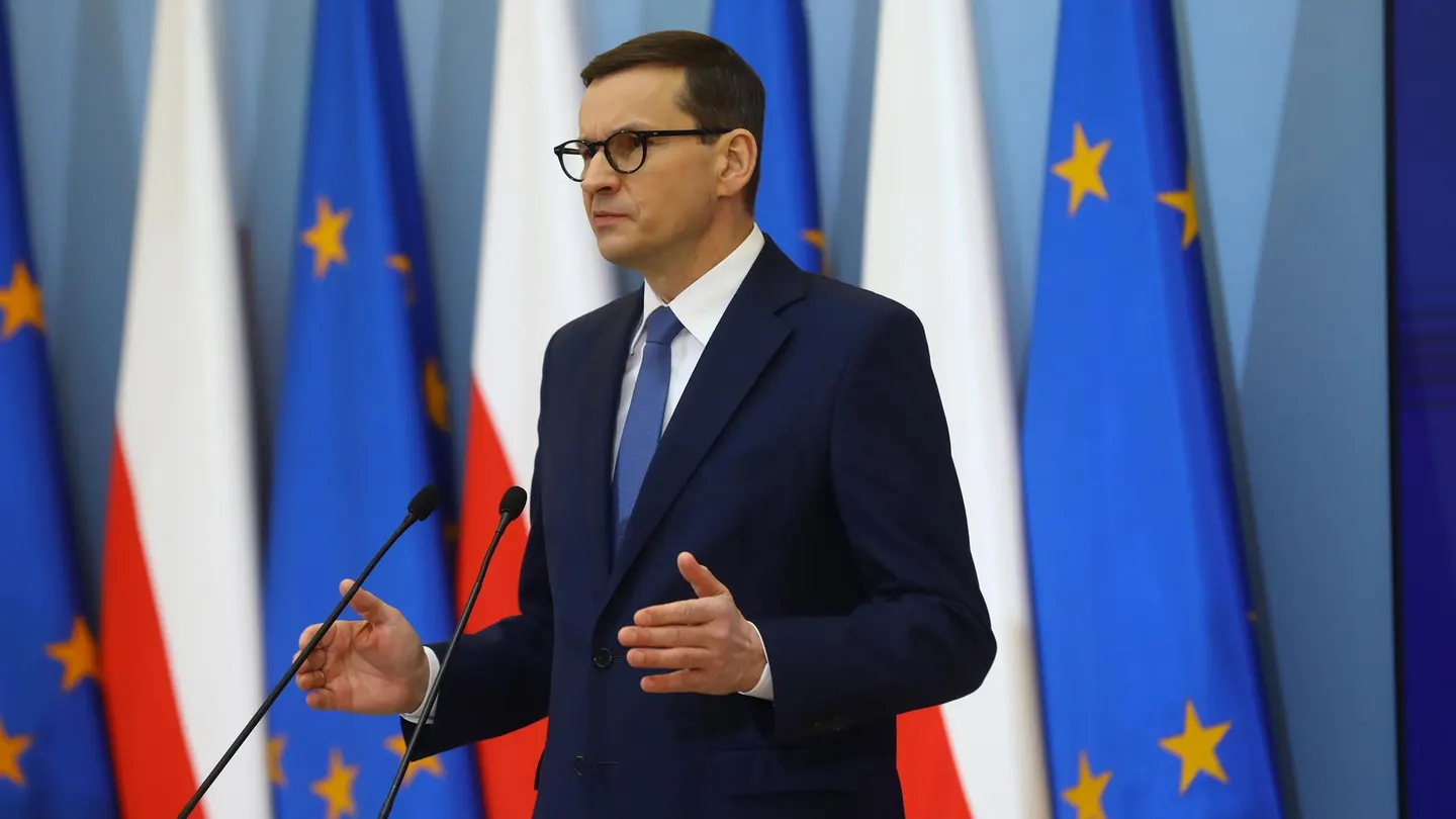 El primer ministro polaco, Mateusz Morawiecki El primer ministro polaco, Mateusz Morawiecki