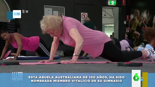 Las sorprendentes imágenes de cómo entrena una abuela de 100 años Las sorprendentes imágenes de cómo entrena una abuela de 100 años