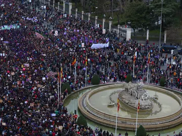 Manifestación 8M en Madrid en 2020 Manifestación 8M en Madrid en 2020