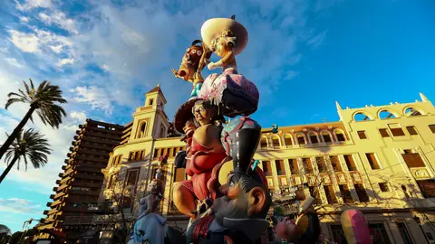 Imagen de archivo de las Fallas de Valencia Imagen de archivo de las Fallas de Valencia