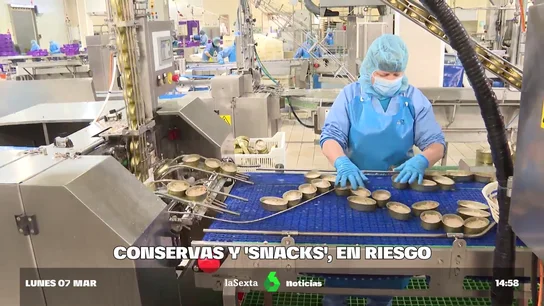 Las conserveras y fábricas de snacks buscan alternativas al aceite de girasol porque el 70% se importa de Ucrania Las conserveras y fábricas de snacks buscan alternativas al aceite de girasol porque el 70% se importa de Ucrania