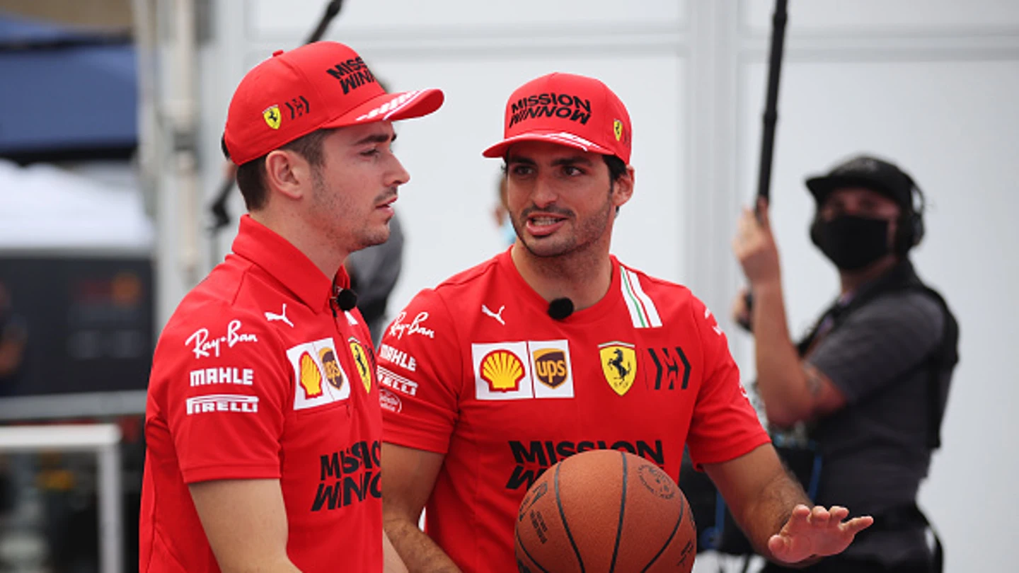 Charles Leclerc y Carlos Sainz Charles Leclerc y Carlos Sainz