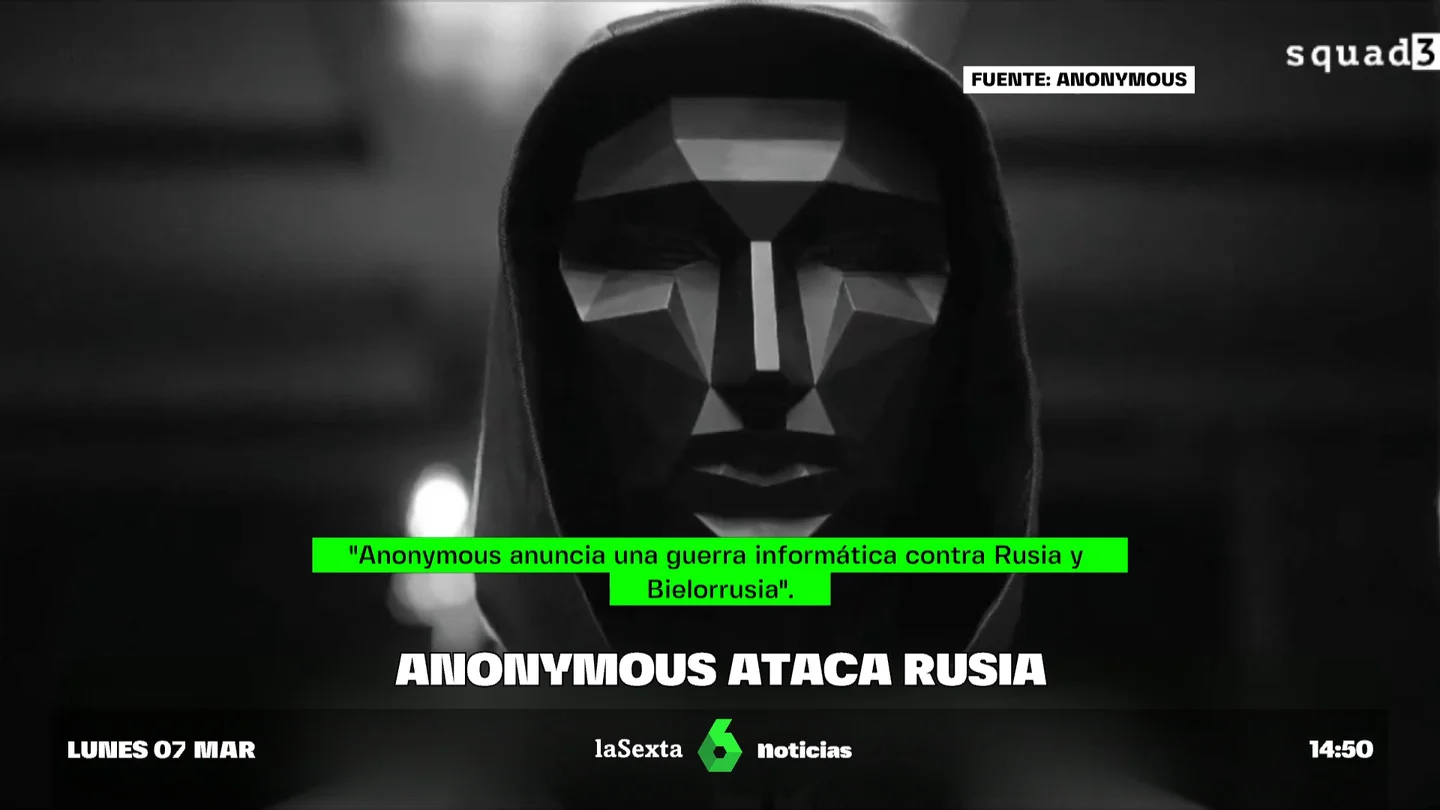 Anonymous ataca Rusia Anonymous ataca Rusia