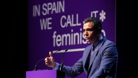 Pedro Sánchez en el acto conmemorativo del 8M Pedro Sánchez en el acto conmemorativo del 8M