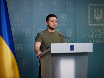 El presidente de Ucrania, Volodymyr Zelenski