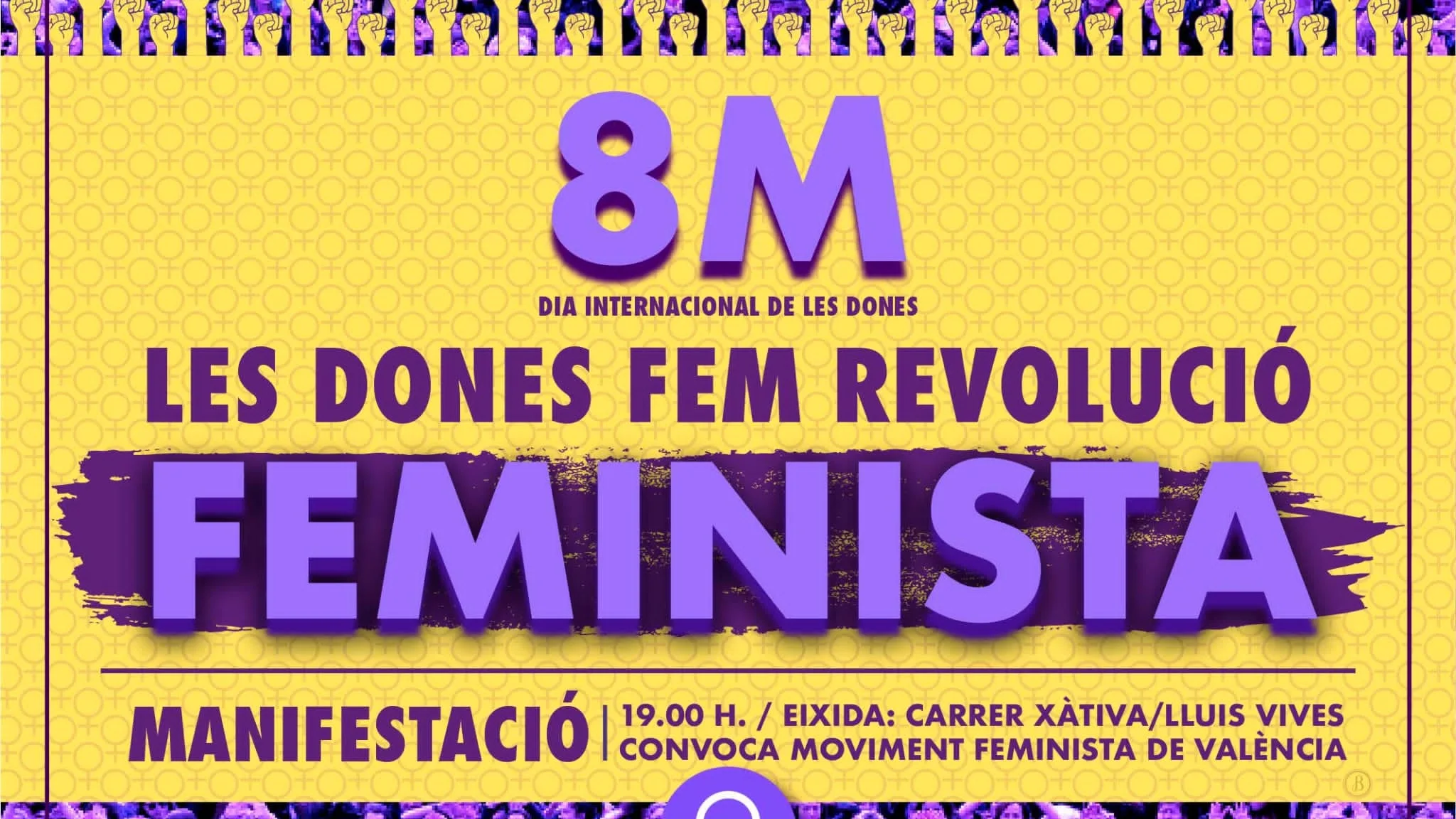 Manifestaciones 8M Valencia: horarios, recorridos y cómo llegar en transporte público