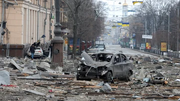Área de Kiev (Ucrania) alcanzada por un ataque con misiles rusos