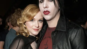 Evan Rachel Wood en la época en la que mantenía una relación con Marilyn Manson.
