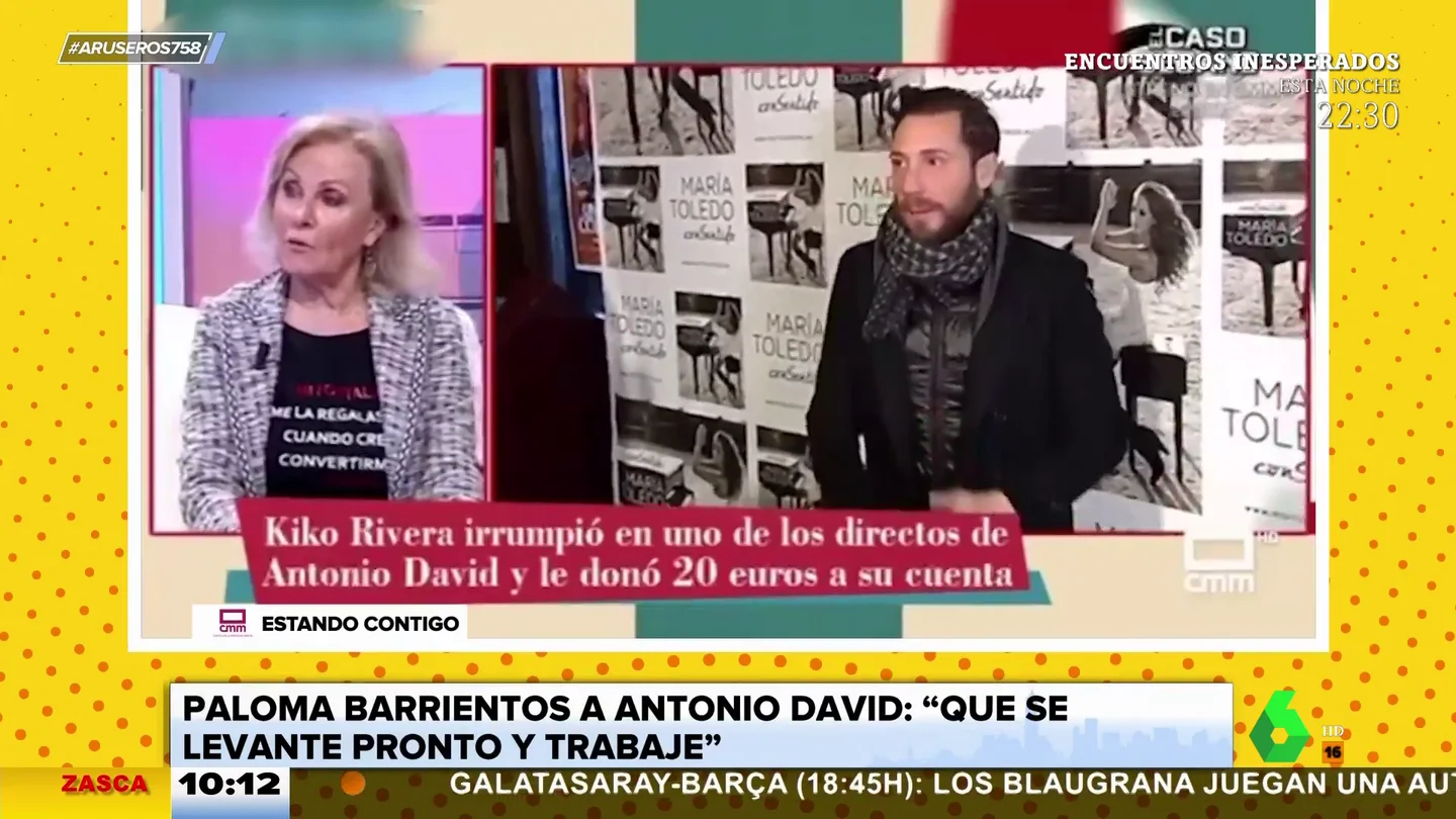 Paloma Barrientos a Antonio David Paloma Barrientos a Antonio David