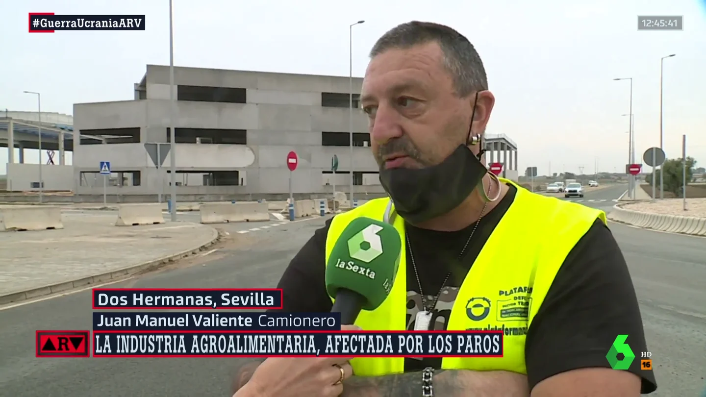 Se encrudecen los paros de transportistas: "Con la misma facturación estamos gastando casi el doble de gasoil" Cuarta jornada de protestas