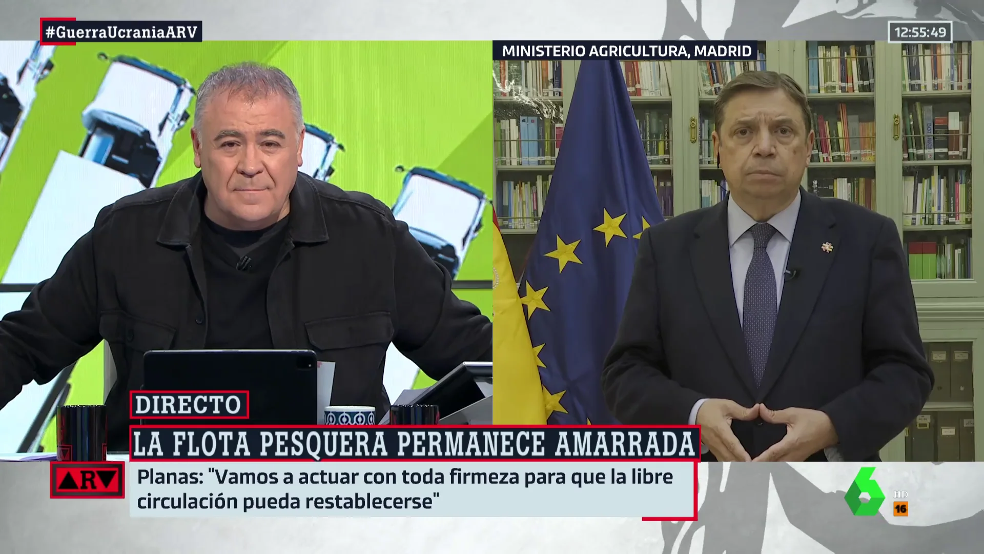 Planas, sobre los paros del transporte: "Hay un grupo que está coaccionando. Es extremadamente grave"