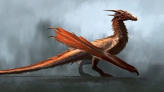 Diseño de uno de los numerosos dragones que veremos en la serie. Diseño de uno de los numerosos dragones que veremos en la serie.