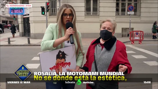 Rosalía da una clase magistral de aceptar críticas en El Hormiguero: "Fue muy divertido" Rosalía da una clase magistral de aceptar críticas en El Hormiguero: "Fue muy divertido"