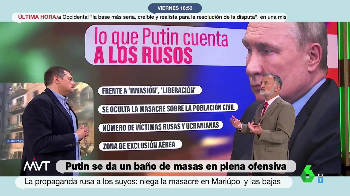 Los rusos creen que en Ucrania han muerto cuatro civiles y que los ha matado el ejército de Zelenski: así funciona la máquina de propaganda del Kremlin Los rusos creen que en Ucrania han muerto cuatro civiles y que los ha matado el ejército de Zelenski: así funciona la máquina de propaganda del Kremlin