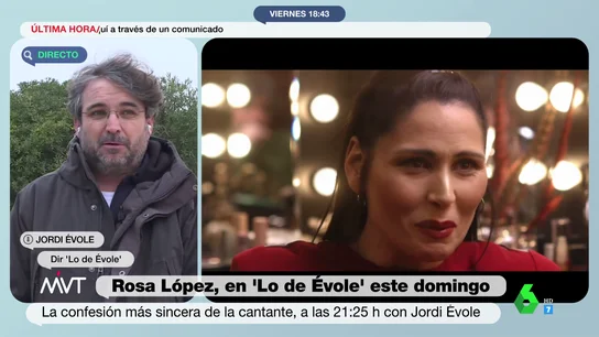 "Rosa López sufrió los envites de la industria, cambiamos lo que nos enamoró de ella según la exigencia del mercado": la reflexión de Jordi Évole "Rosa López sufrió los envites de la industria, cambiamos lo que nos enamoró de ella según la exigencia del mercado": la reflexión de Jordi Évole