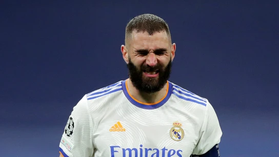 Karim Benzema, en un partido con el Real Madrid Karim Benzema, en un partido con el Real Madrid