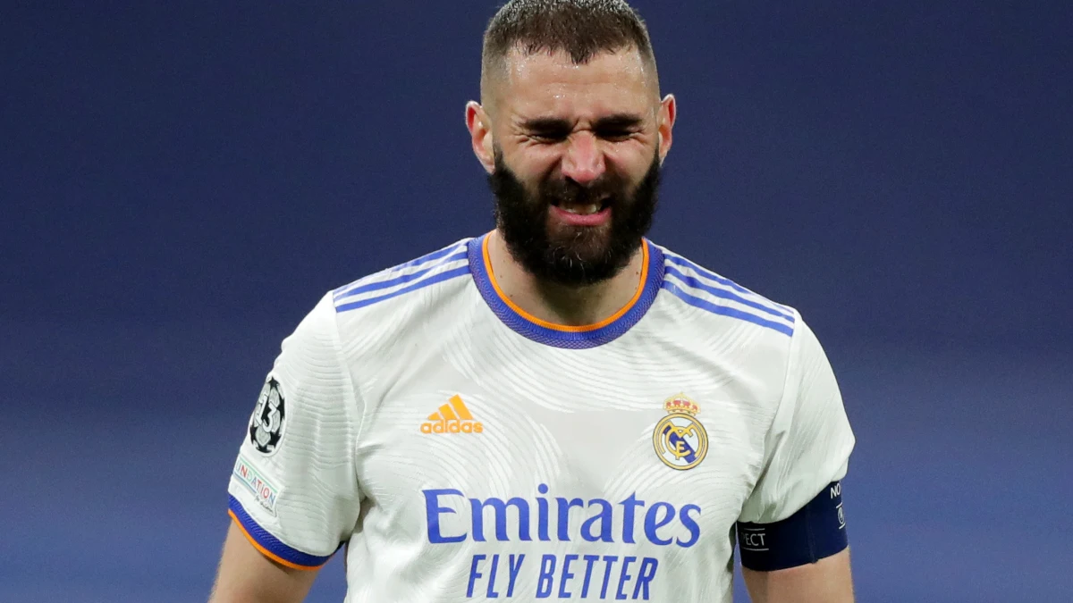 Karim Benzema, en un partido con el Real Madrid