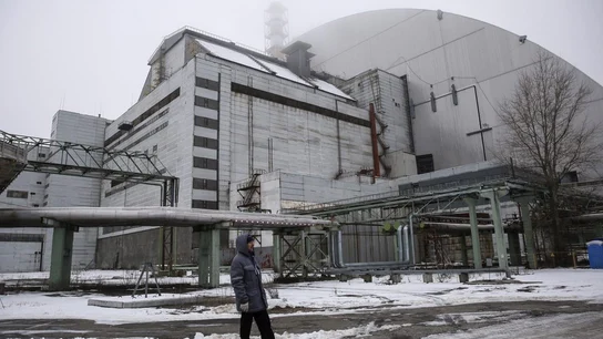 Imagen de archivo de los restos del cuarto reactor de la planta nuclear de Chernóbil, en Ucrania Imagen de archivo de los restos del cuarto reactor de la planta nuclear de Chernóbil, en Ucrania