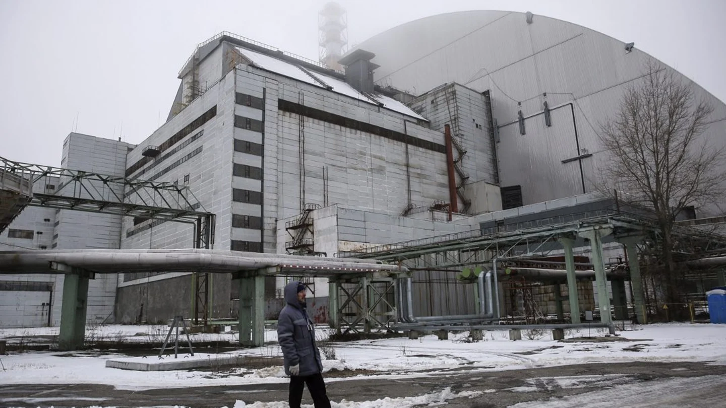 Imagen de archivo de los restos del cuarto reactor de la planta nuclear de Chernóbil, en Ucrania Imagen de archivo de los restos del cuarto reactor de la planta nuclear de Chernóbil, en Ucrania
