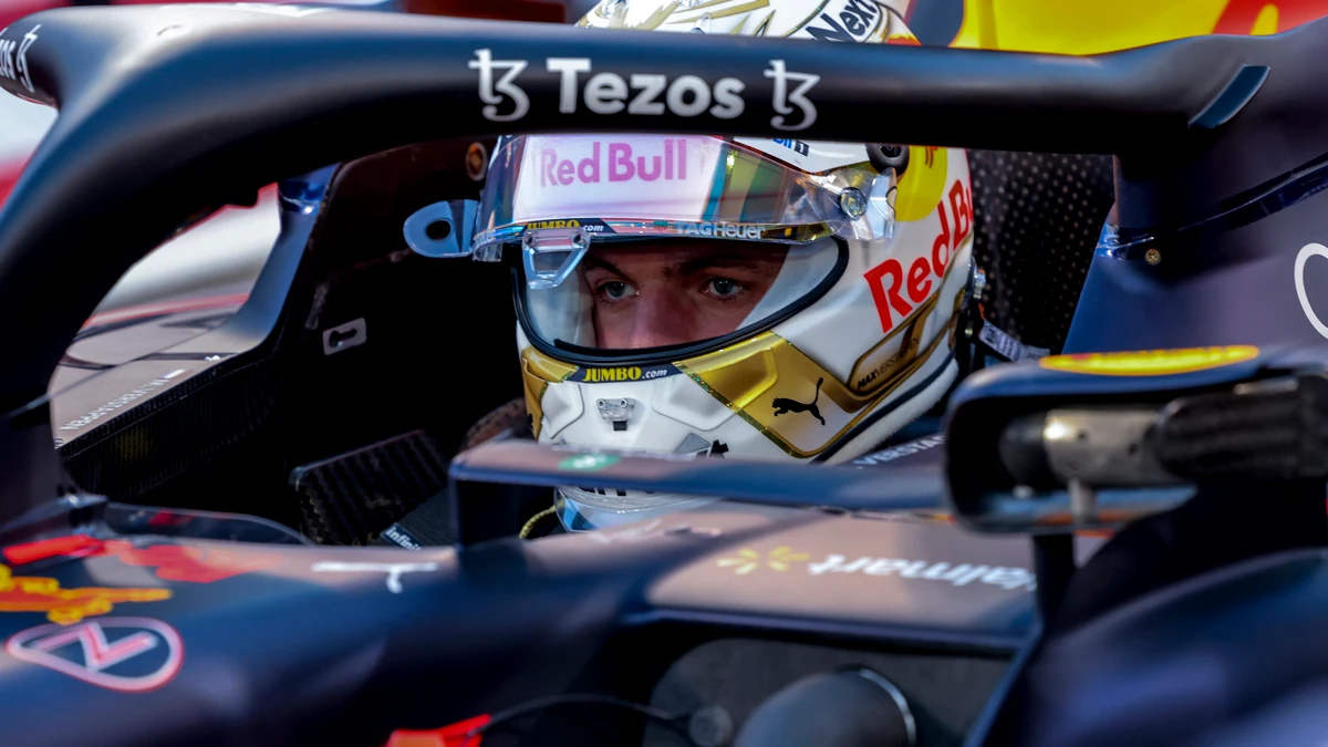 Verstappen, en su Red Bull