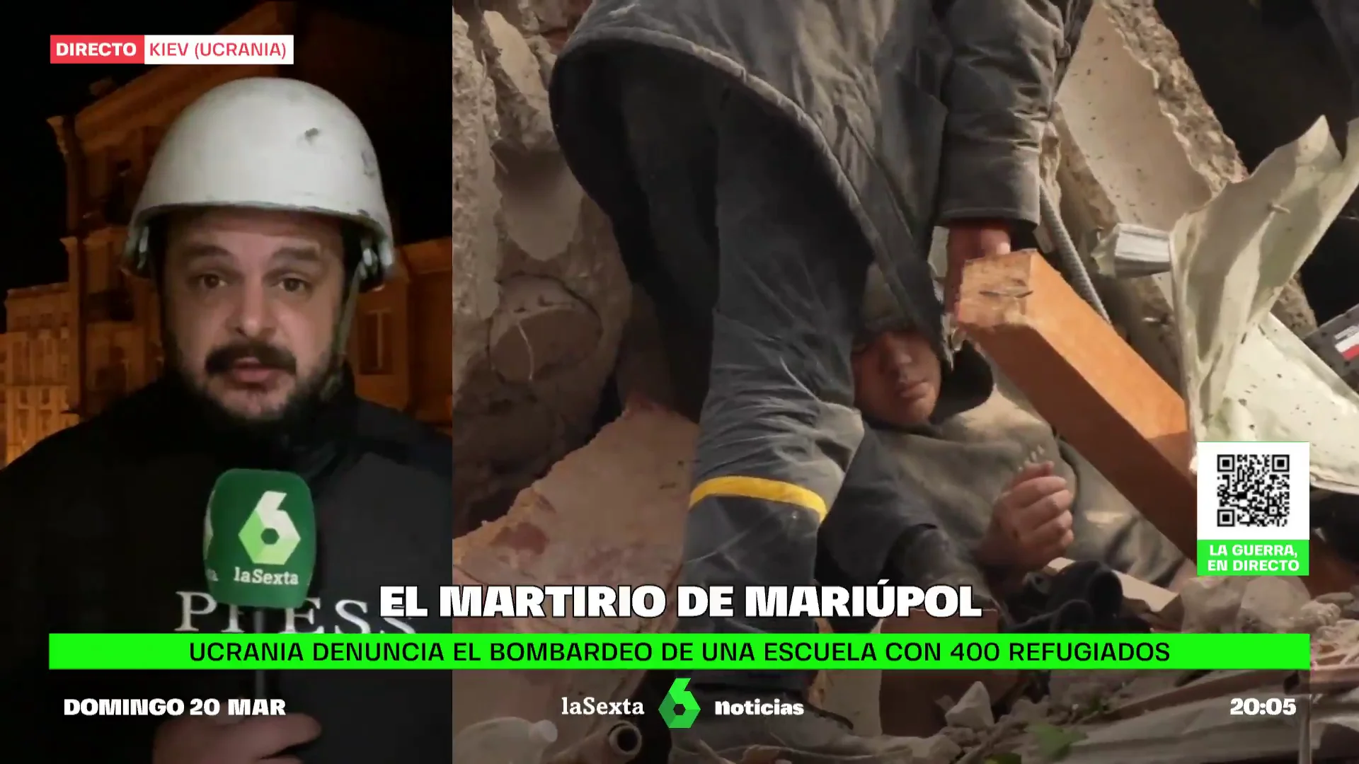 El periodista Alberto Sicilia relata el horror vivido en Mariúpol