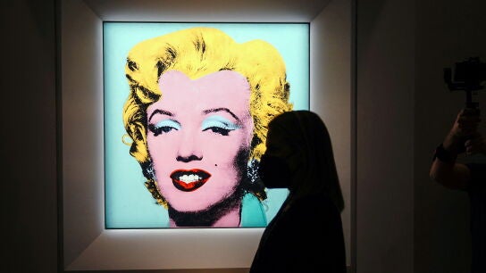El ic&oacute;nico retrato de Marilyn Monroe de Andy Warhol, a subasta: est&aacute; valorado en unos 182 millones de euros