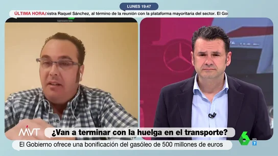 La plataforma convocante afirma que los paros de transporte continuarán "de forma indefinida" hasta que el Gobierno les reciba La plataforma convocante afirma que los paros de transporte continuarán "de forma indefinida" hasta que el Gobierno les reciba