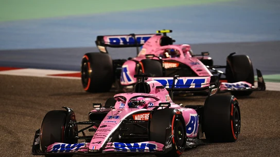 Fernando Alonso y Esteban Ocon Fernando Alonso y Esteban Ocon