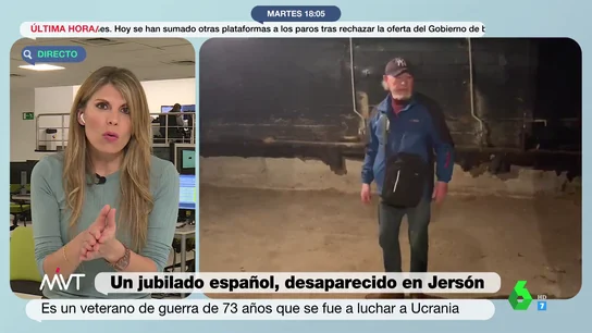 Un jubilado valenciano de 74 años desaparece en Jersón: podría haber sido detenido por las tropas rusas Un jubilado valenciano de 74 años desaparece en Jersón: podría haber sido detenido por las tropas rusas