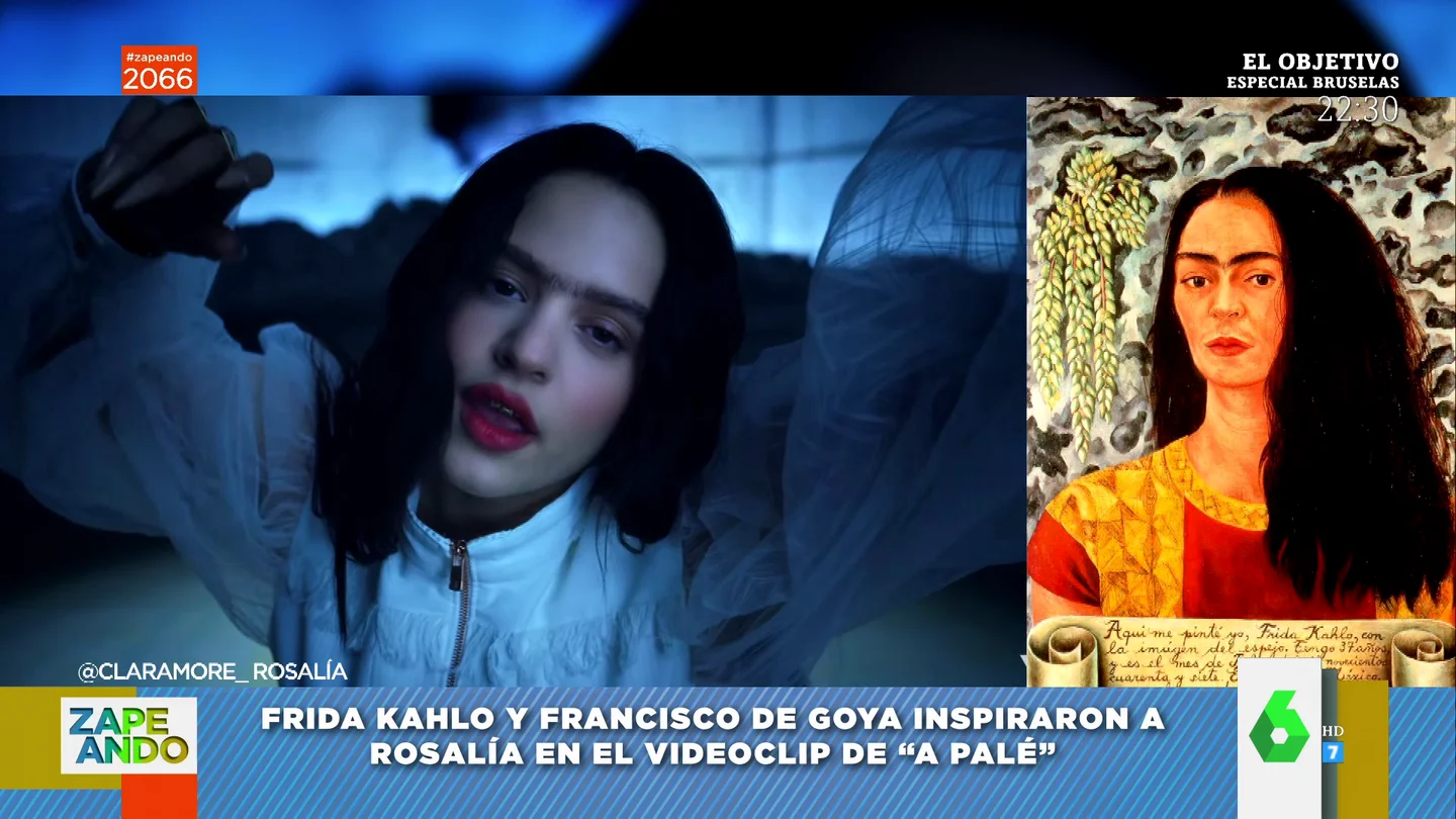 Las pruebas de que Rosalía se inspira en obras de arte para sus videoclips: de Frida Kahlo a 'La maja desnuda' Las pruebas de que Rosalía se inspira en obras de arte para sus videoclips: de Frida Kahlo a 'La maja desnuda'
