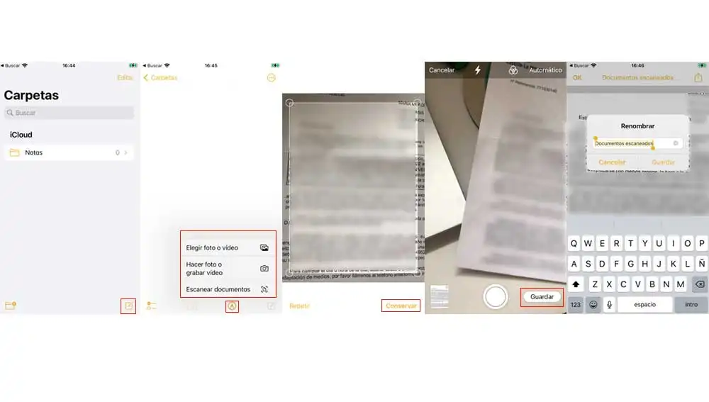 Escaneando documentos con el iPhone