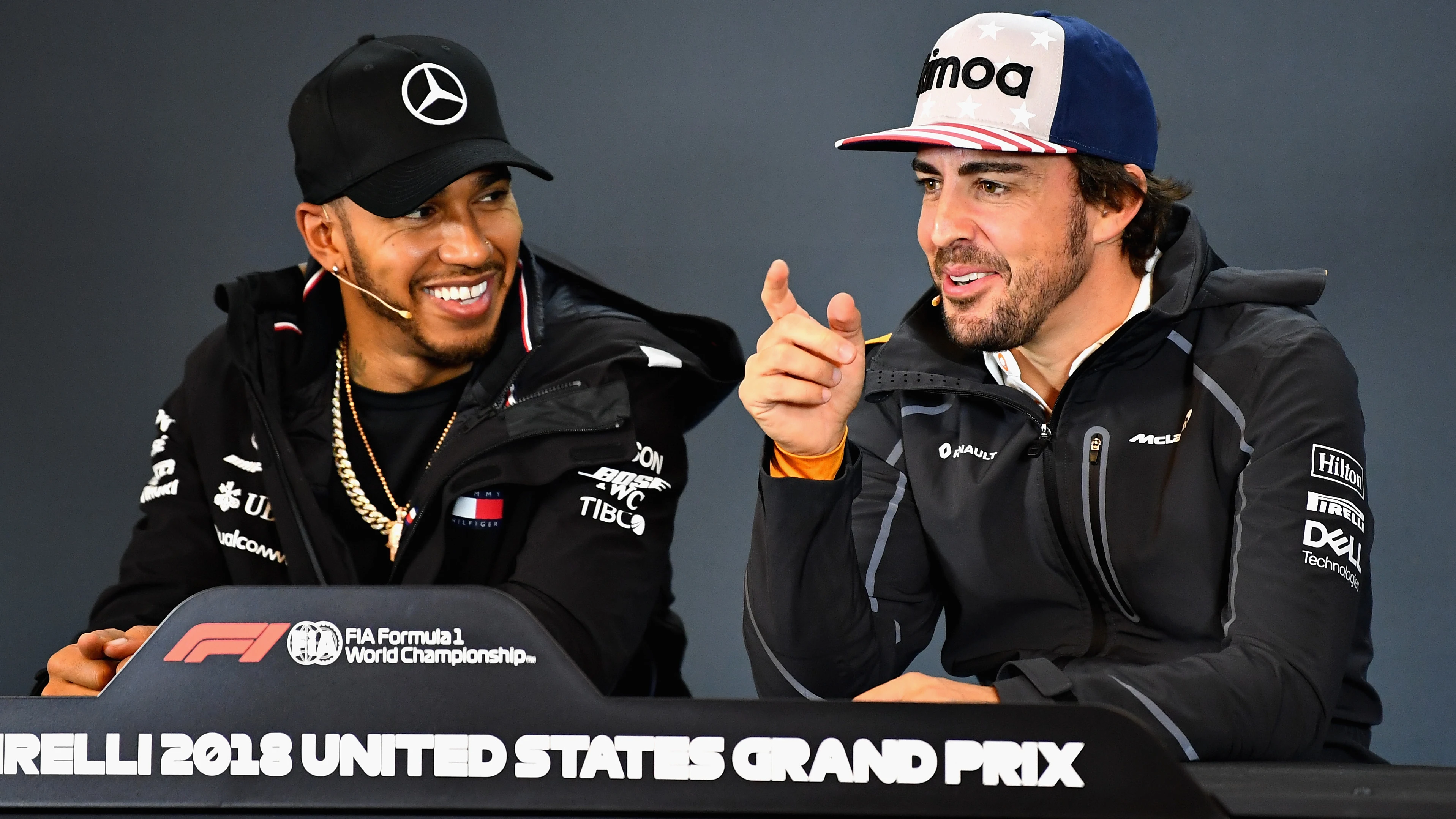 Lewis Hamilton y Fernando Alonso