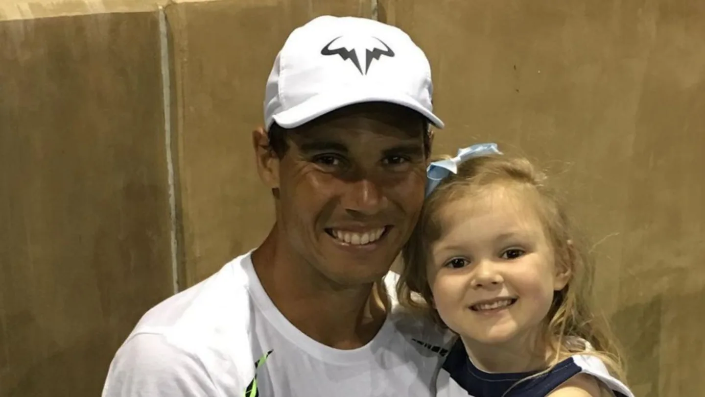 Rafa Nadal y Bella Rafa Nadal y Bella