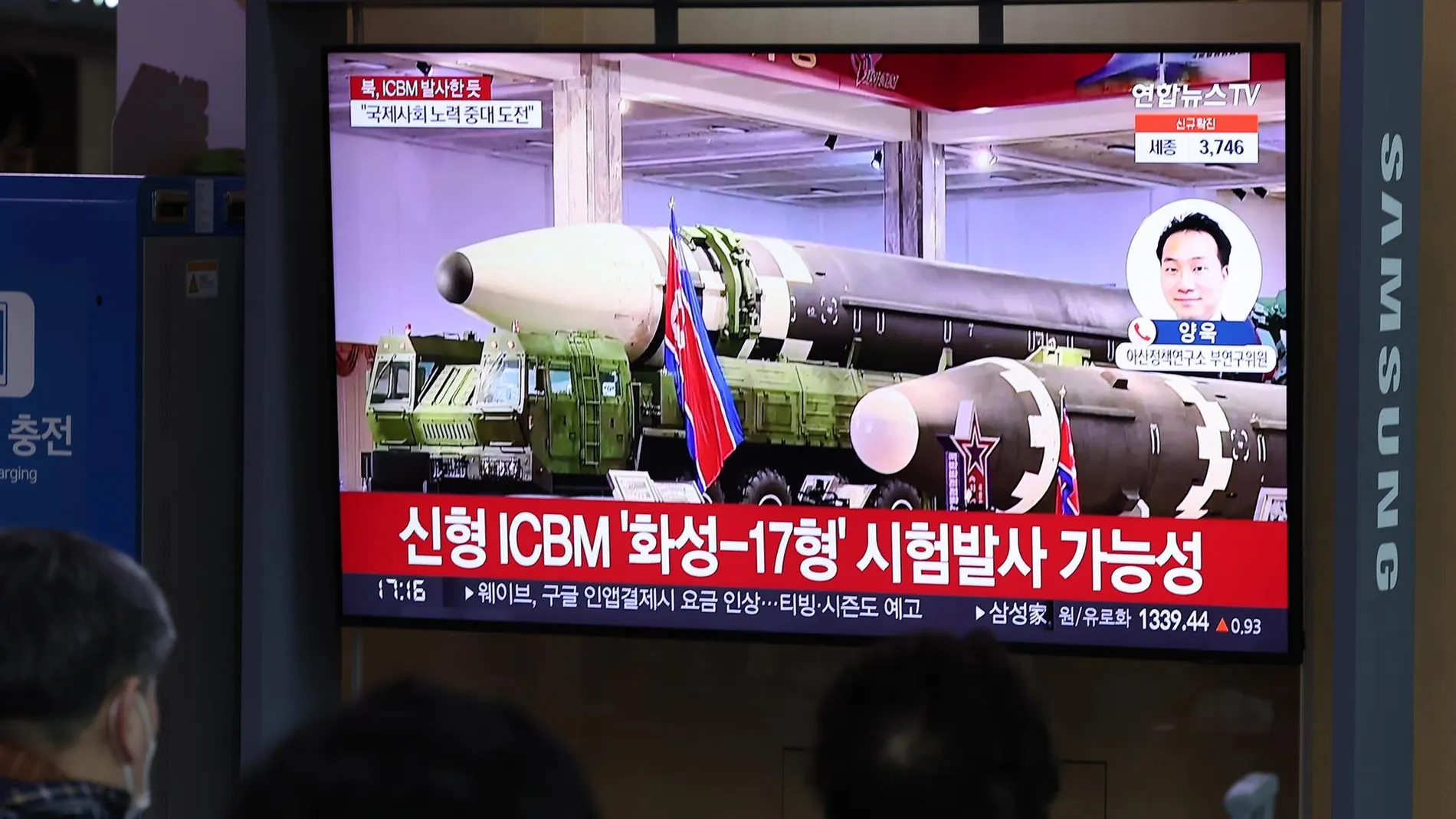Corea del Norte lanza su primer misil intercontinental en casi cinco años al mar de Japón