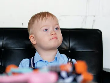 Niño con síndrome de Down Niño con síndrome de Down