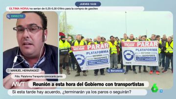 La plataforma convocante de los paros del transporte responde al Comité Nacional: "Espero que esto sirva para que se vea la mafia que tenemos en el sector"