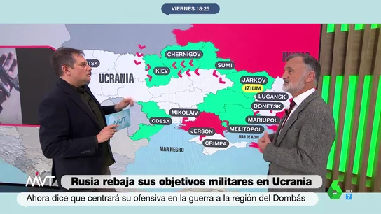 El almirante Juan Rodríguez Garat explica los motivos por los que cree que Putin no piensa usar armas químicas o biológicas El almirante Juan Rodríguez Garat explica los motivos por los que cree que Putin no piensa usar armas químicas o biológicas
