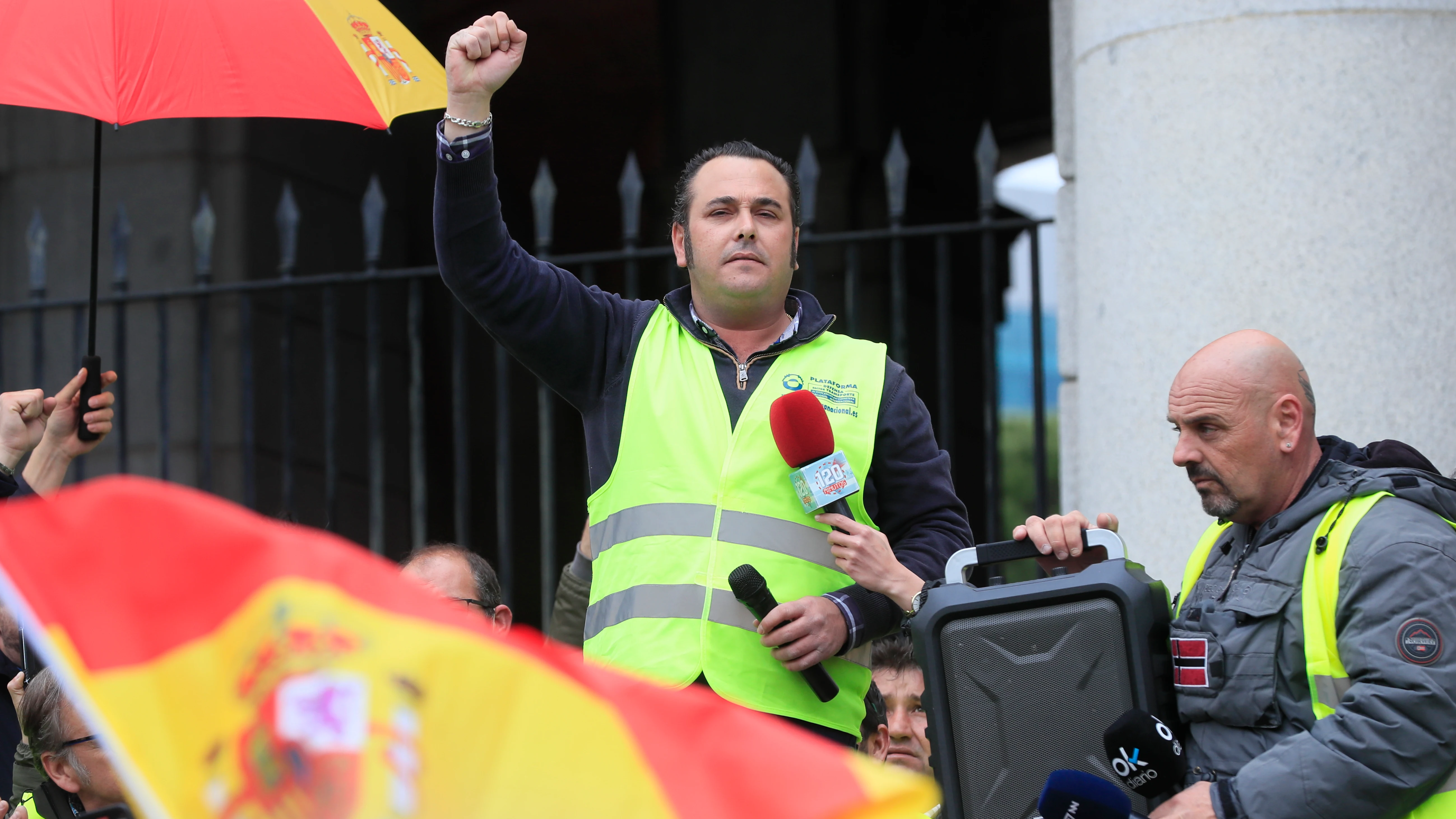 Manuel Hernández, convocante del paro de transportes