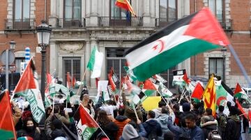 Protesta en apoyo al Sáhara en Madrid