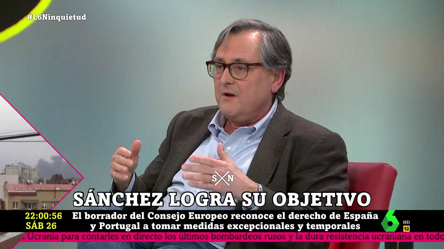 Paco Marhuenda, irónico sobre la "propaganda de Moncloa" por el acuerdo europeo: "Sánchez no es Superman" Paco Marhuenda, irónico sobre la "propaganda de Moncloa" por el acuerdo europeo: "Sánchez no es Superman"