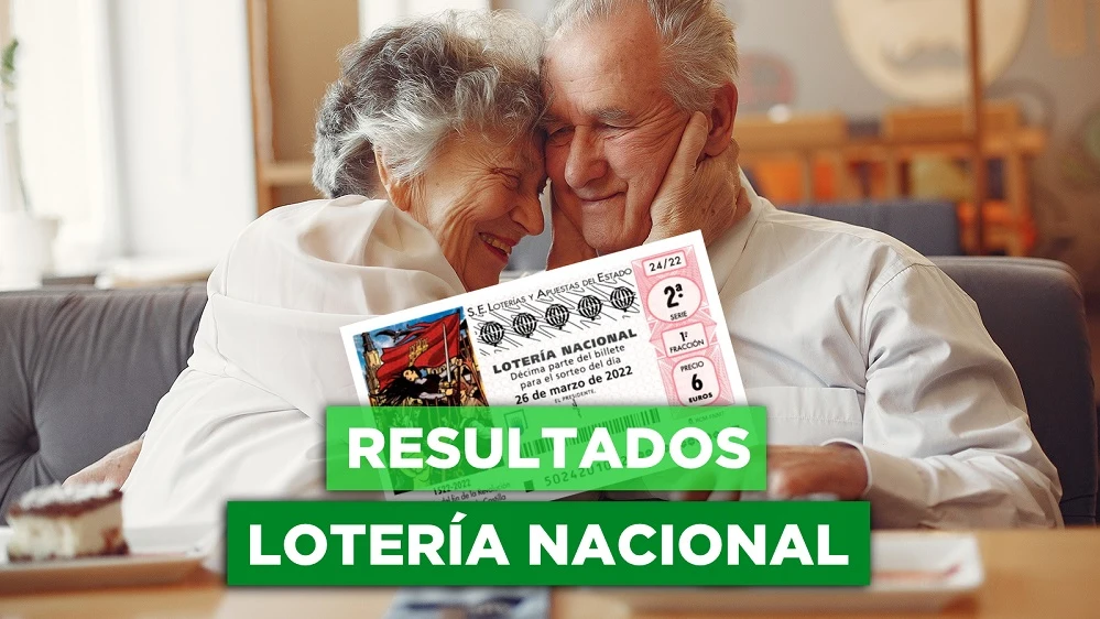 Lotería Nacional, hoy en directo: Comprobar sorteo del sábado 26 de marzo Lotería Nacional, hoy: comprobar sorteo del sábado 26 de marzo, en directo