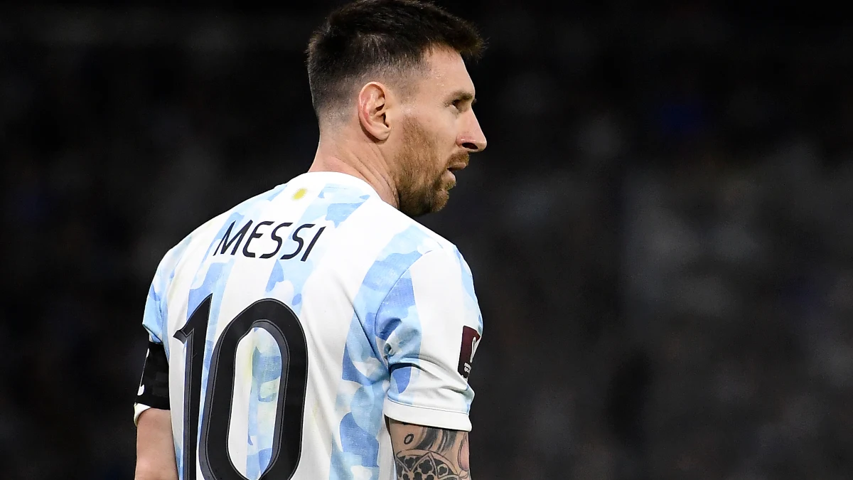 Messi, con Argentina